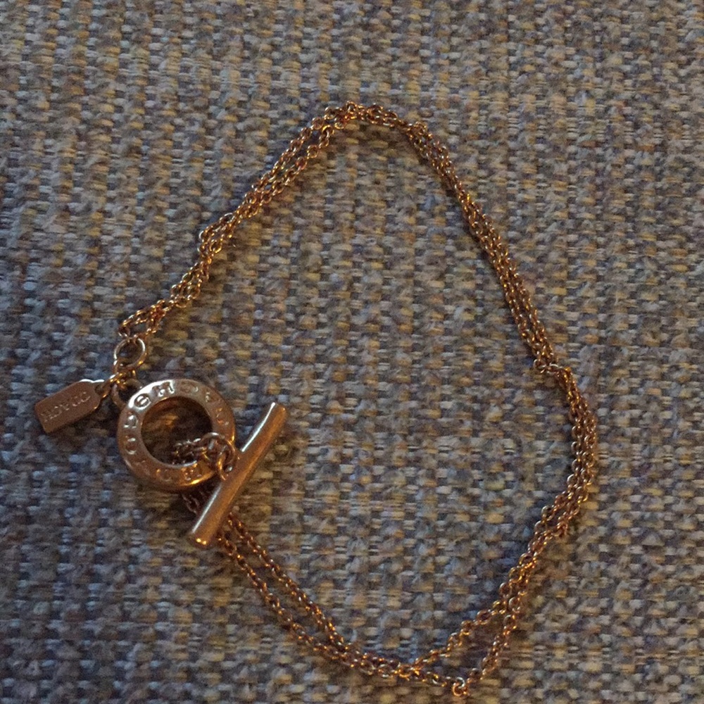 Coach gold bracelet